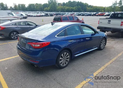 2017 Hyundai Sonata Sport from USA, damaged, VIN 5NPE34AF9HH542977